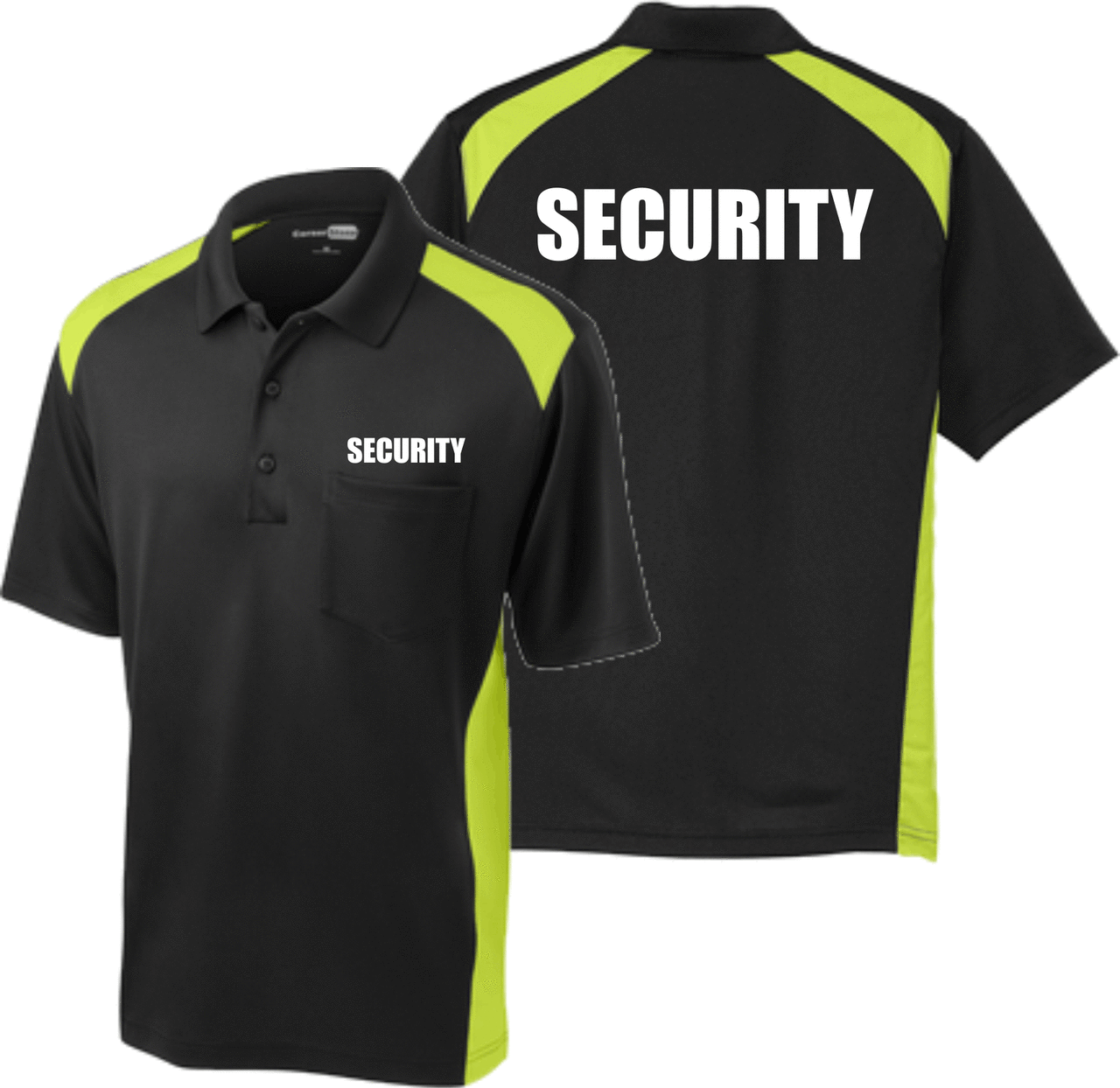 Security - Polo Select Snag-Proof Two Way Colorblock with Pocket