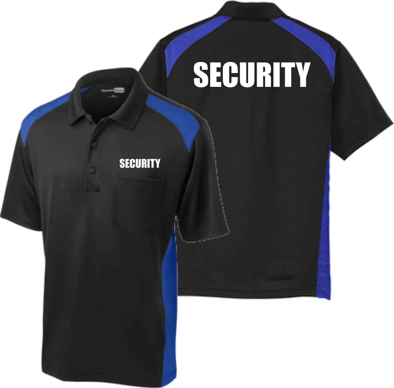 Security Polo Snag Proof Two Tone with Pocket