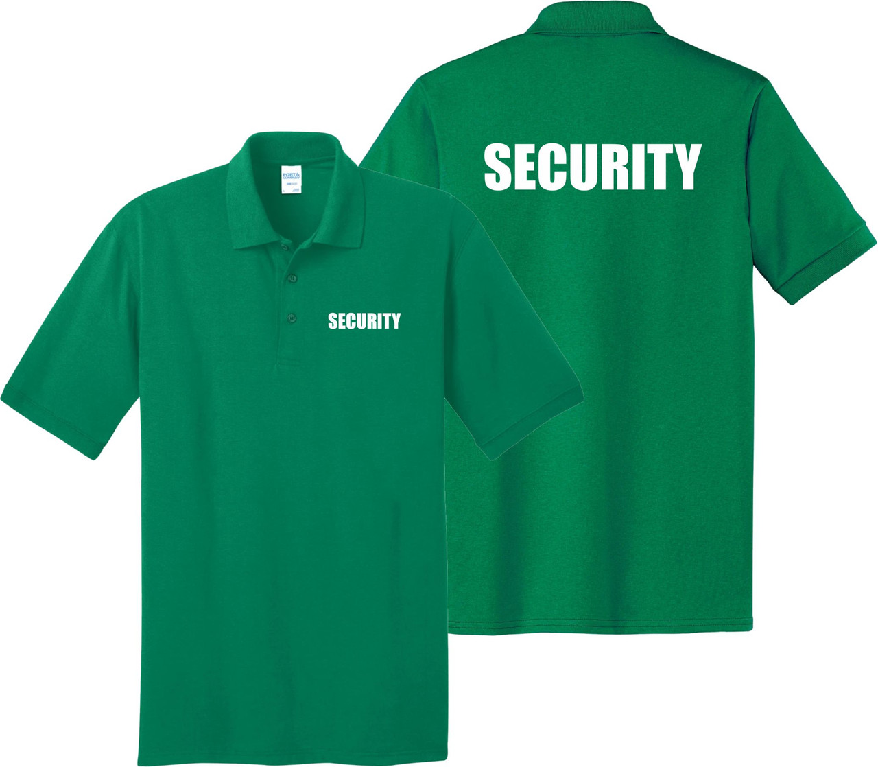 Kelly Green Security Polo