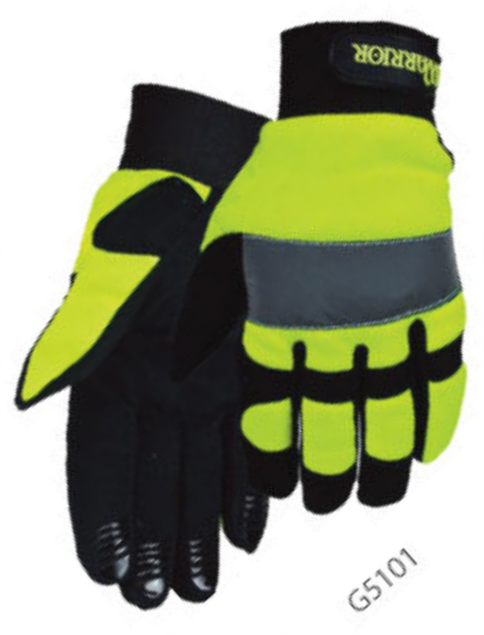 Safety Yellow Lime Mechanics Gloves