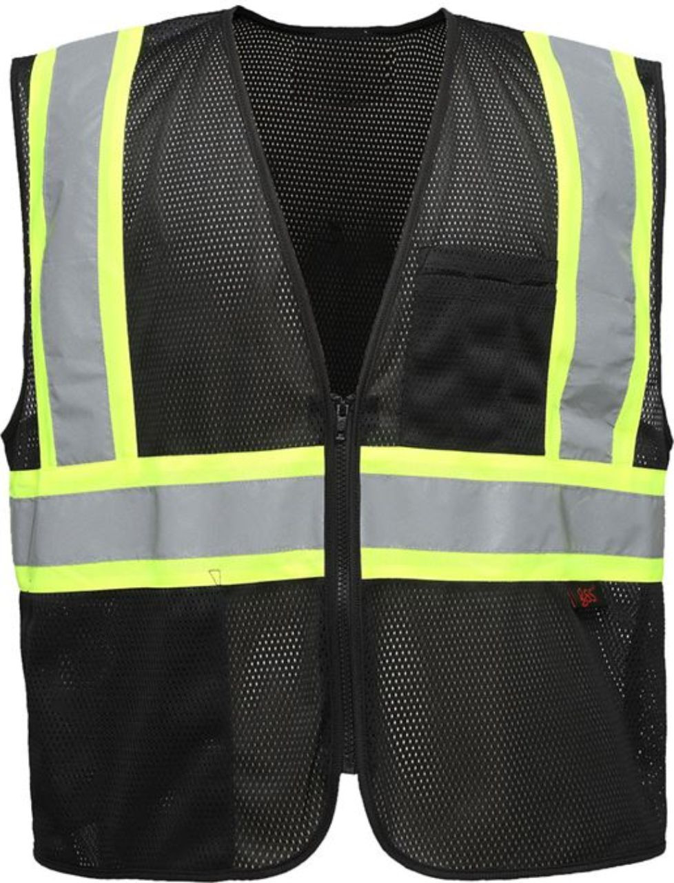 Enhanced Visibility Vest 2-Tone with Zipper - GSS - Safety Imprints