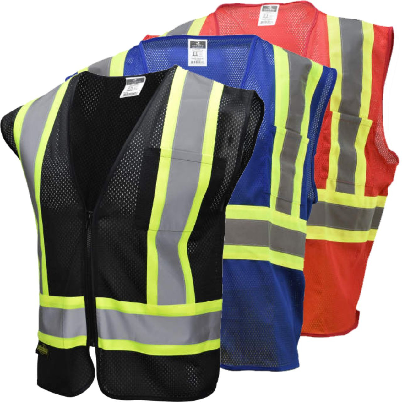 Enhanced Visibility Vest 2-Tone with Zipper - RAD SV22-1