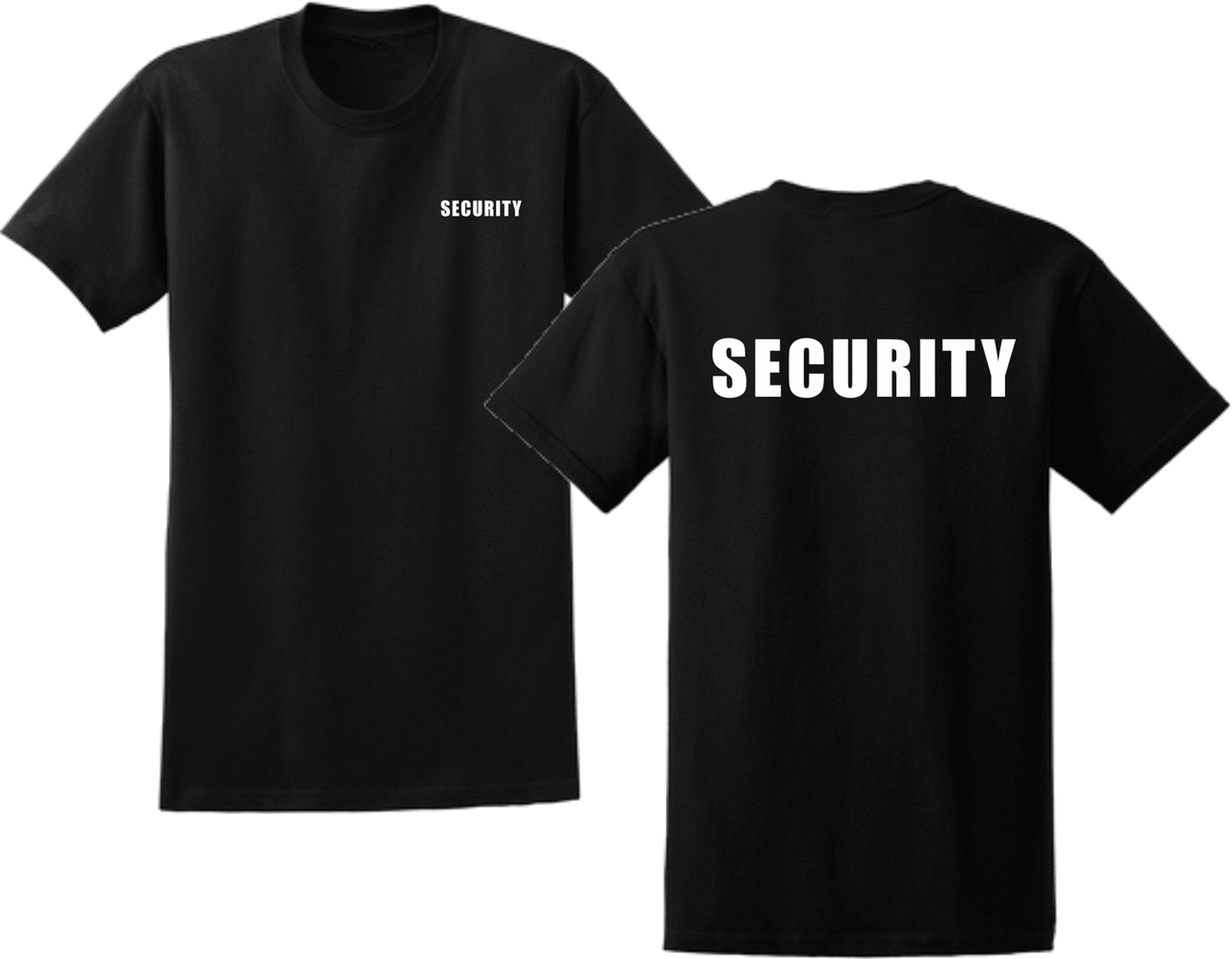 Black Security SS T Shirt