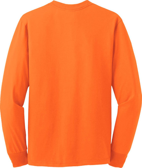 Best Construction Long Sleeve Safety Shirts | Safety Orange T-Shirt