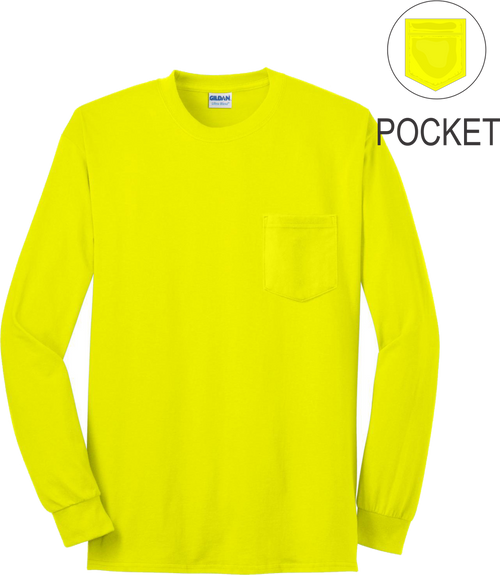 Safety Green Shirts With Pocket Hotsell 