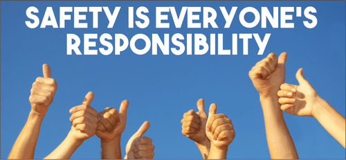 Safety Is Everyone’s Responsibility Safety Banner | Workplace Signage | Jobsite Banner