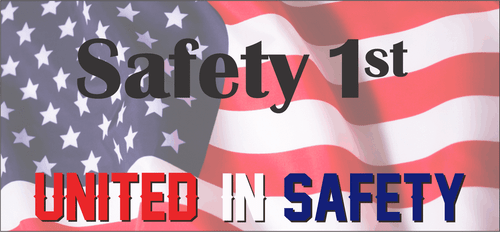 "United In Safety" Safety Banner