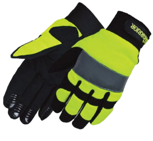 Myers Tire Supply Mechanics Gloves, Safety Work Gloves, Pro or DIY, Large, 3Pack, Men's, Gray