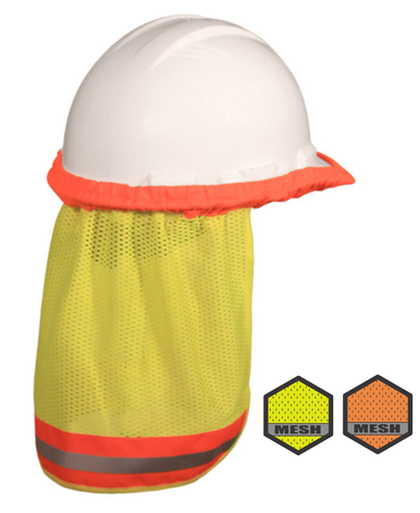 KwikSafety VADER Hard Hat Sun Shade (COOLING MESH) ANSI OSHA High ...