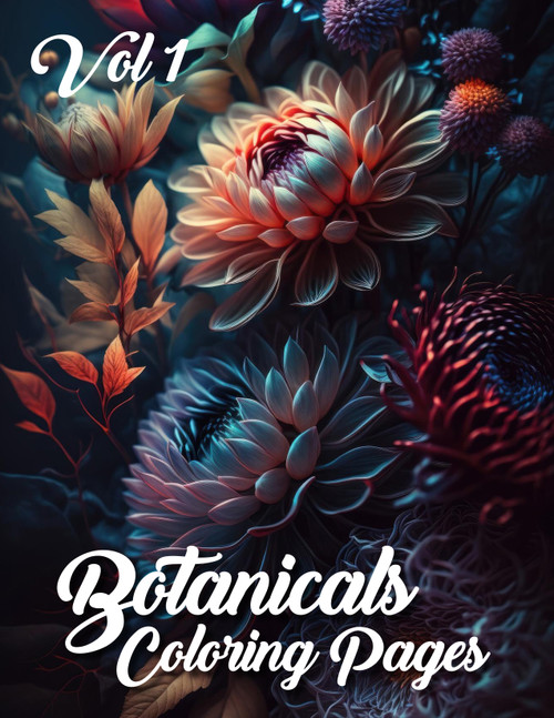 Kewl Koloring - Botanicals Coloring Pages Vol 1