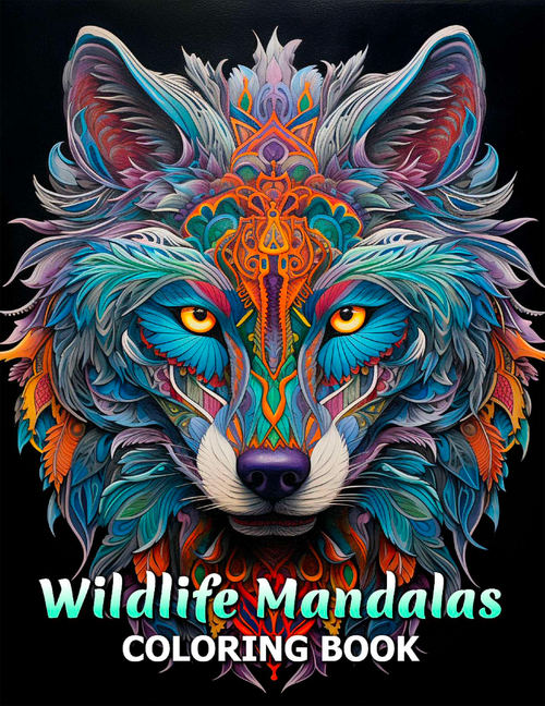 Kewl Koloring - Wildlife Mandalas Coloring Pages