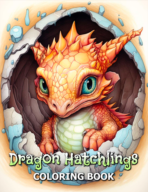 Kewl Koloring - Dragon Hatchlings Coloring Pages