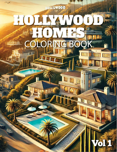 Kewl Koloring - Hollywood Homes Vol 1 Coloring Pages