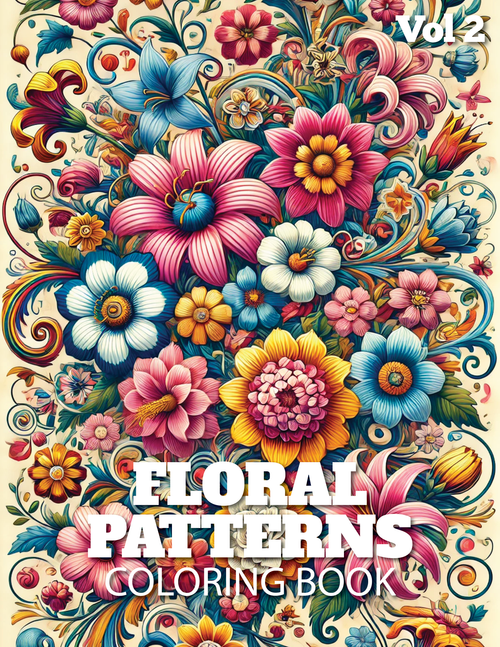 Kewl Koloring - Floral Patterns Vol 2 Coloring Pages