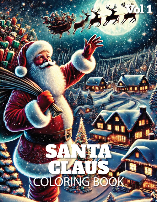 Kewl Koloring - Santa Claus Vol 1 Coloring Pages