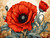 Kewl Koloring -  Flowers 25 Color by Number Page