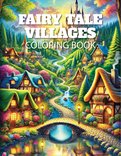 Kewl Koloring - Fairy Tale Villages Coloring Pages