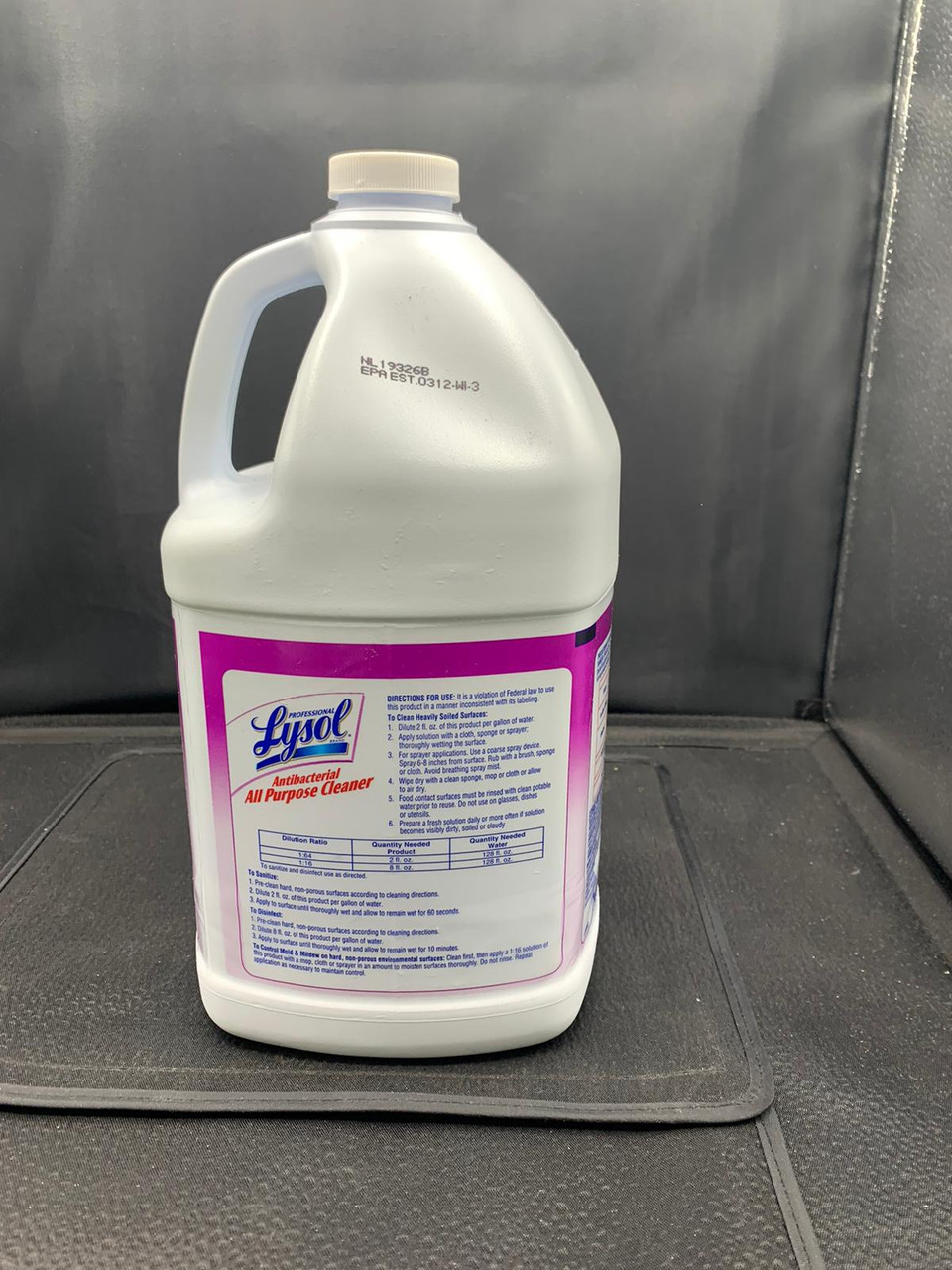 Lysol® No Rinse Sanitizer - 1 Gallon Bottle S-22443 - Uline