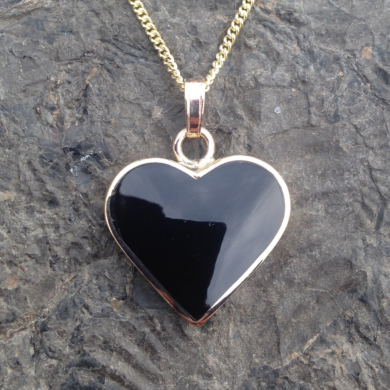 Personalised 9 Ct Gold Heart Necklace | Hurleyburley