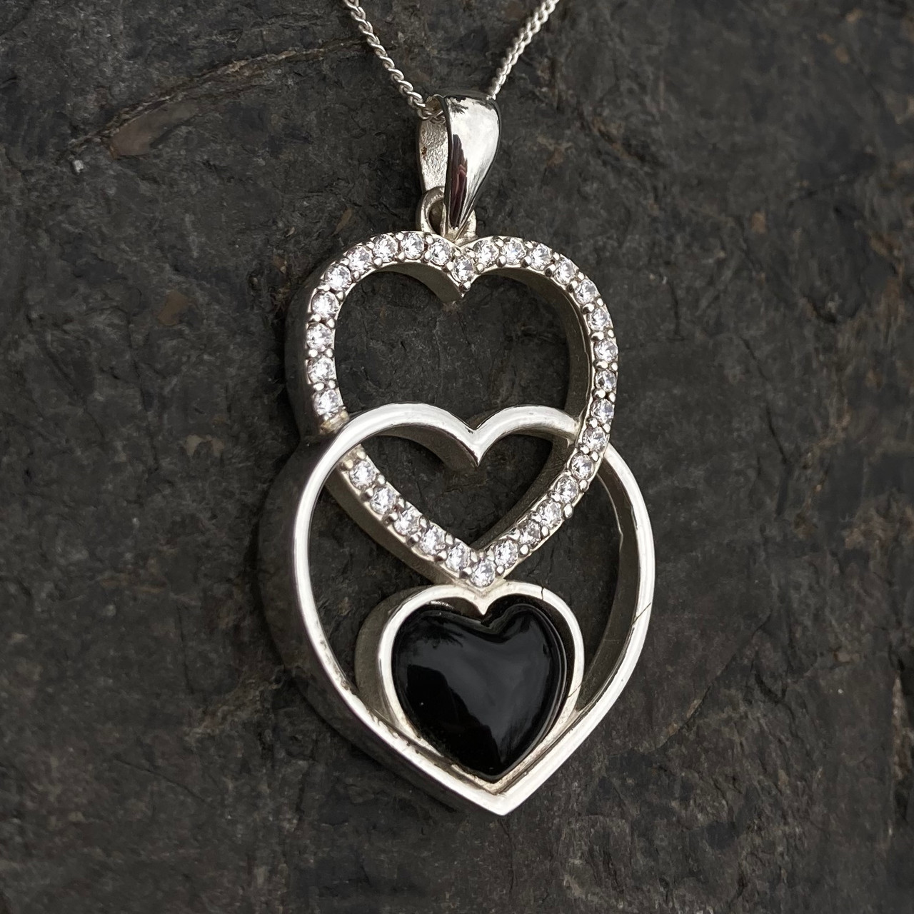 Hearts On Fire Signature Heart Necklace - LARGE - Simmons Fine Jewelry