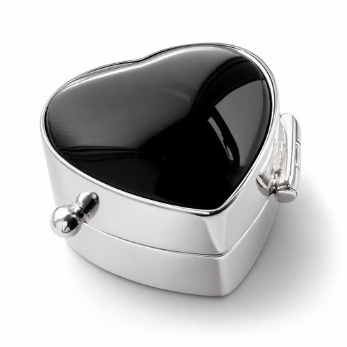 Hand crafted Whitby Jet and 925 silver pill box