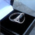 Hand crafted sterling silver and Whitby Jet bobble edge ring