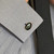 Mens 9K gold oval cufflinks with T bar design