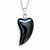 Hand carved Whitby Jet fang necklace with black gift box