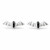 Handmade sterling silver Whitby Jet bat stud earrings