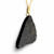 Whitby Jet 9ct gold freeform pendant