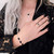 Contemporary Sterling Silver Whitby Jet Heart Pendant Necklace 083CP