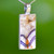 Large rectangular sterling silver Derbyshire blue John pendant with solid silver reverse