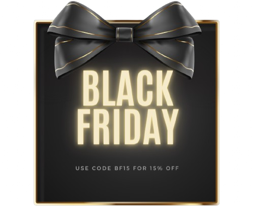 Black Friday, 15% off using code 15OFF