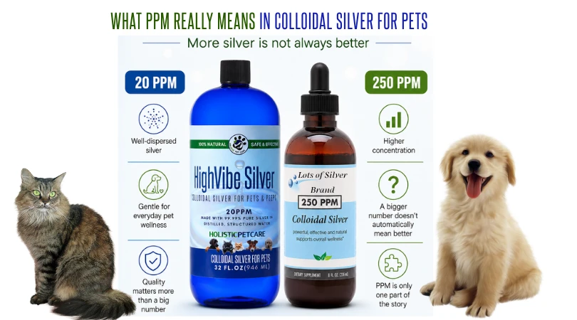 More Silver Isn’t Always Better: What PPM Really Means in Colloidal Silver for Pets