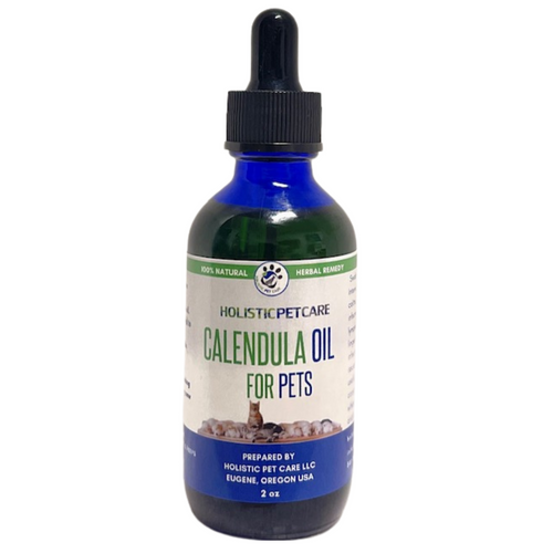 Best Calendula Herbal Infused Oil for Dogs from Holistic Pet Care, Natural pet care for dogs and cats
