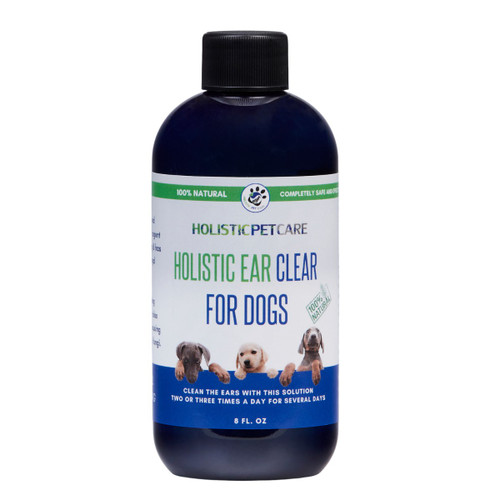 Best Holistic Ear Clear for Dogs - 8oz from Holistic Pet Care, Natural pet care for dogs and cats