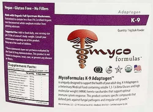 Best Medicinal Mushrooms for Dogs - 5oz from Holistic Pet Care, Natural pet care for dogs and cats