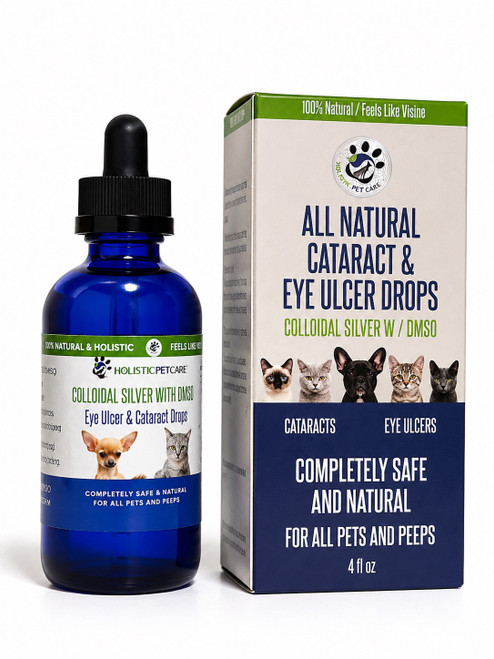 Eye Ulcer Drops - Dogs and Cats - Colloidal Silver / DMSO