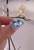 9ct white Gold 3 stone Topaz Ring