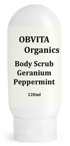 GERANIUM PEPPERMINT BODY SCRUB