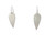 Earrings- .999 Fine Silver B Teardrop - (small) (1642B)