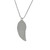 Pendant - Fine Silver Feather (1807) back