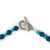 Toggle View - Kazuri Blue with Angelite Turquoise and Lapis Necklace on Sterling Silver (20 inche