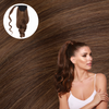 Cashmere Hair ExtensionsStarlet Brunette Real Human Remy Hair Wrap Ponytail