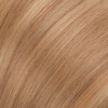 Close up of Golden Blonde Real Human Remy Hair Wrap Ponytail Cashmere Hair extensions