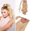 Sunset Blonde Real Human Remy Hair Cashmere Hair Extensions Wrap Ponytail
