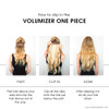 One Piece Volumizer Natural Blonde Clip In Hair Extension