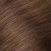 Close up of Light Brown Cashmere Hair Volumizer One Piece Hair Extension Light Brown Halo Extension