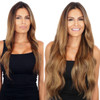 Beverly Hills Brunette Seamless Clip In Hair Extensions by Cashmere Hair