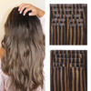 Bombshell Brunette Seamless Clip In Hair Extensions by Cashmere Hair